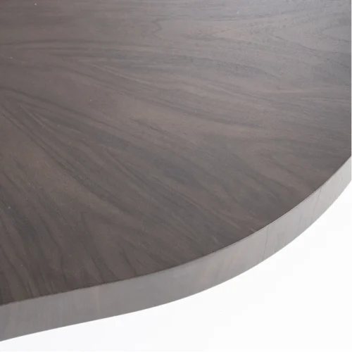 Organische Salontafel Bobbie - donkerbuin - 150 x 110 cm - Afbeelding 7