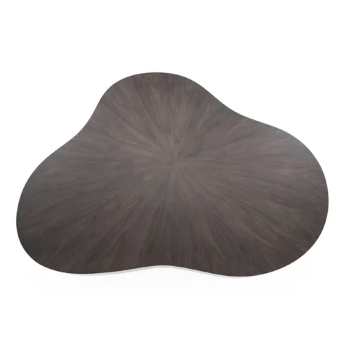 Organische Salontafel Bobbie - donkerbuin - 150 x 110 cm - Afbeelding 6