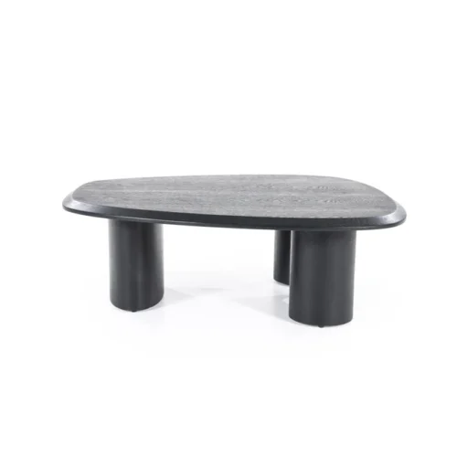 Organische Salontafel Walter Eikenhout Zwart - 96 x 78 cm - Afbeelding 11