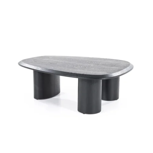 Organische Salontafel Walter Eikenhout Zwart - 96 x 78 cm