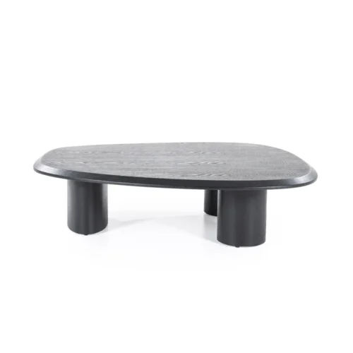 Organische Salontafel Walter Eikenhout Zwart - 96 x 78 cm - Afbeelding 10