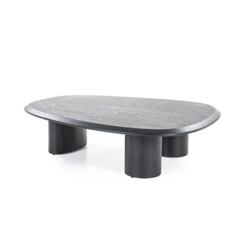 Organische Salontafel Walter Eikenhout Zwart - 106 x 88 cm