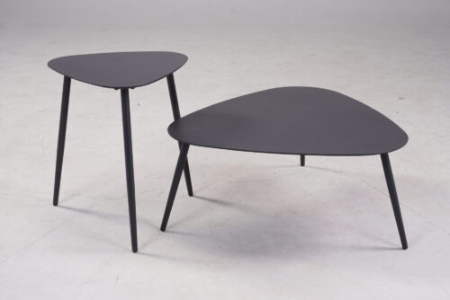 Tuin Bijzettafel Triple Triangle Small - Antraciet - Afbeelding 3