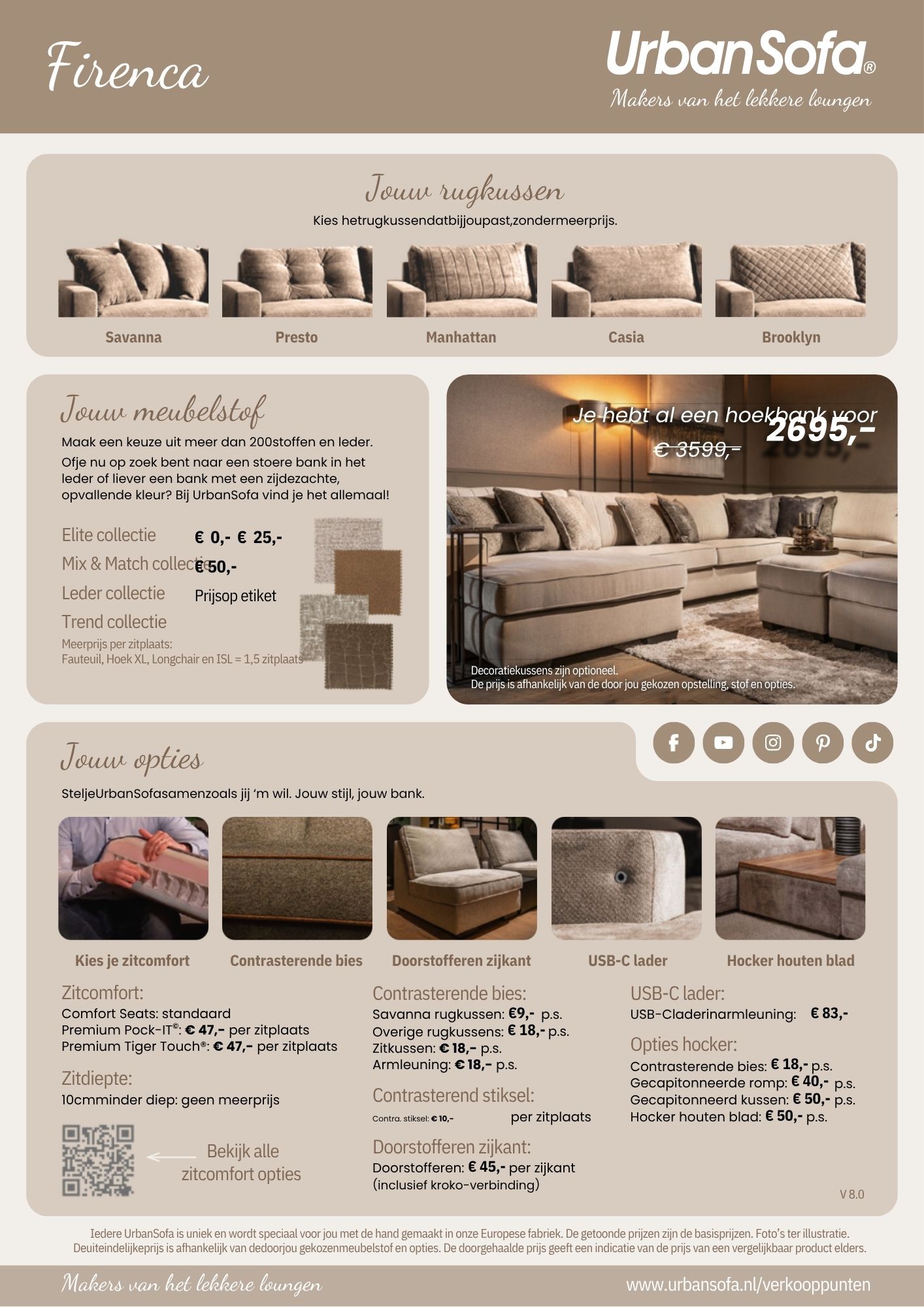 Modulaire Bank Firenca - zelf samenstellen - Afbeelding 3