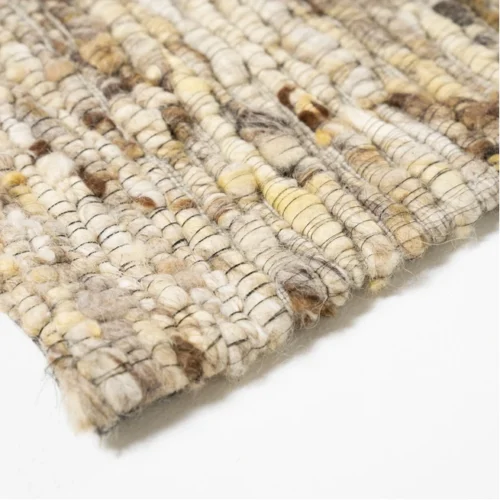 Vloerkleed Takara Wol 190 x 290 cm - Mosterdgeel - Afbeelding 2