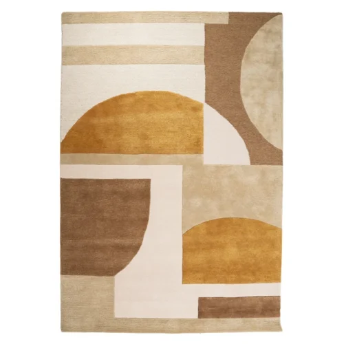 Vloerkleed Kazi 190 x 290 cm - Mosterdgeel