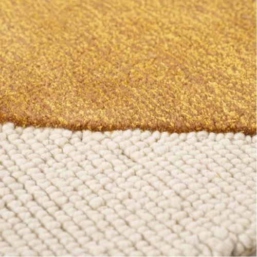 Vloerkleed Kazi 190 x 290 cm - Mosterdgeel - Afbeelding 2