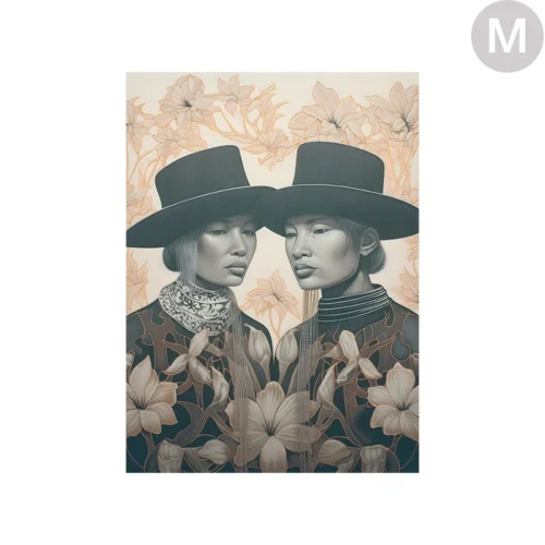 Wandkleed Lady Garden - zelf samenstellen - Afbeelding 2