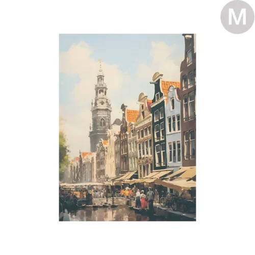 Wandkleed Amsterdam - zelf samenstellen - Afbeelding 2