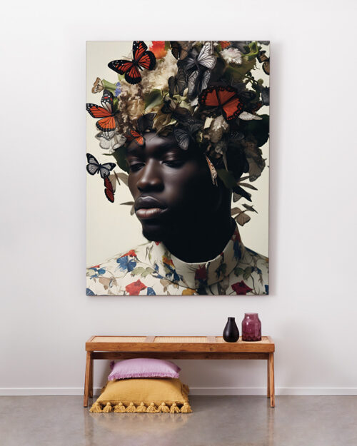 Wandkleed Papillon - zelf samenstellen