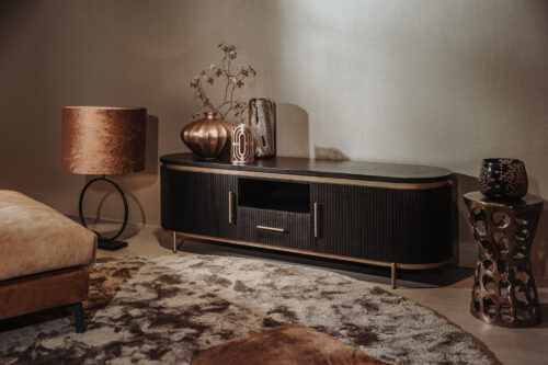 TV-meubel Rivello Mangohout 180 cm - Afbeelding 3