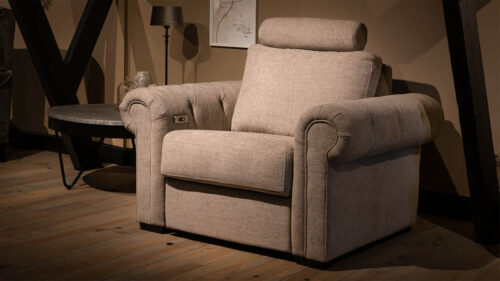 Relaxfauteuil Auxerre Armleuning Rond - zelf samenstellen - Afbeelding 4