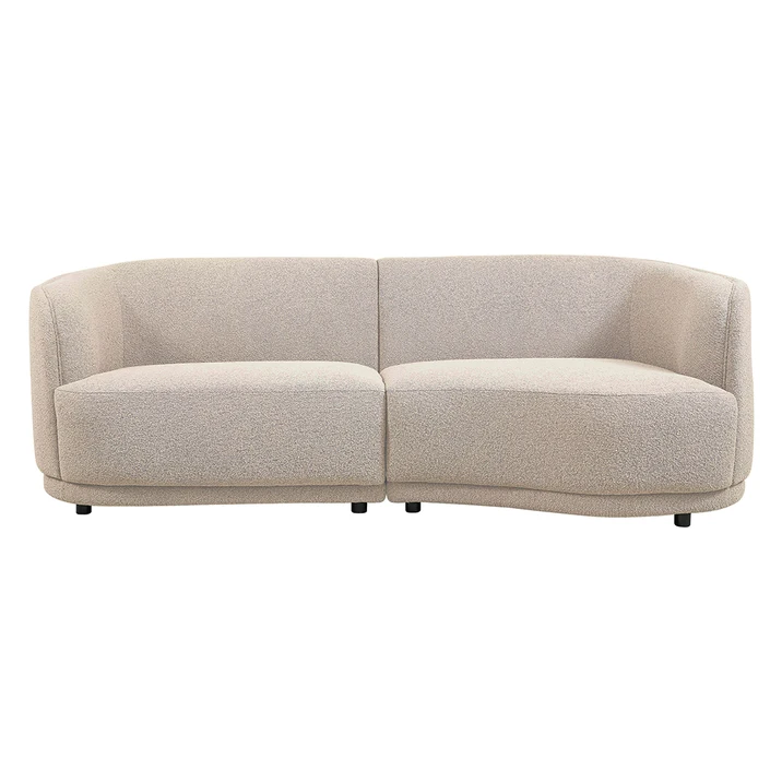 Loungebank Leicester Bouclé - Ivory - Afbeelding 2