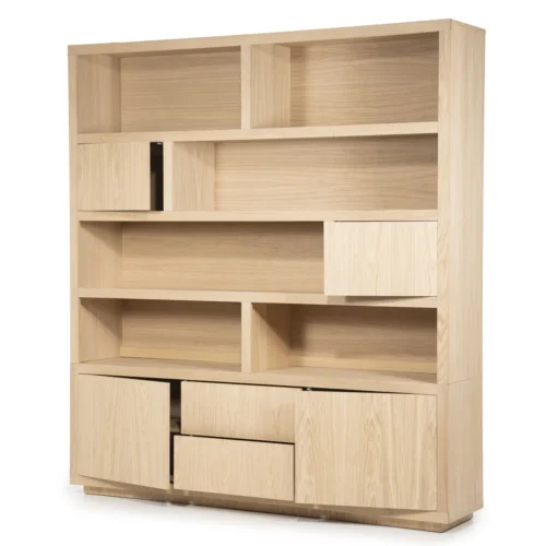 Opbergkast Helsinki Eikenhout 200 x 220 cm - Naturel - Afbeelding 2