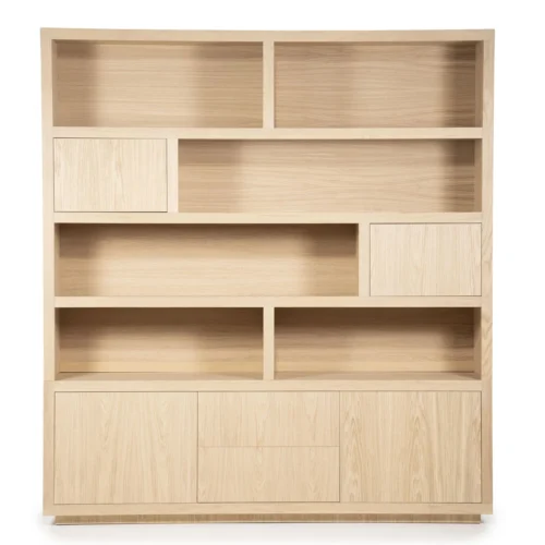 Opbergkast Helsinki Eikenhout 200 x 220 cm - Naturel