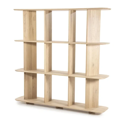 Wandkast Ty Eikenhout 180 x 180 - Naturel - Afbeelding 2