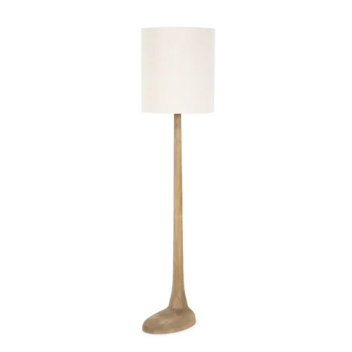 Vloerlamp Rine 183.5cm Hoog - Bruin