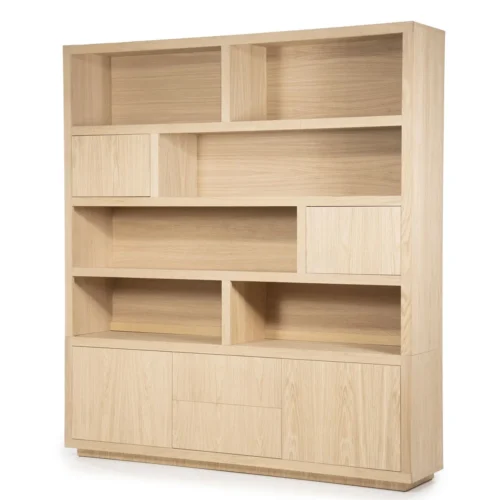 Opbergkast Helsinki Eikenhout 200 x 220 cm - Naturel - Afbeelding 4
