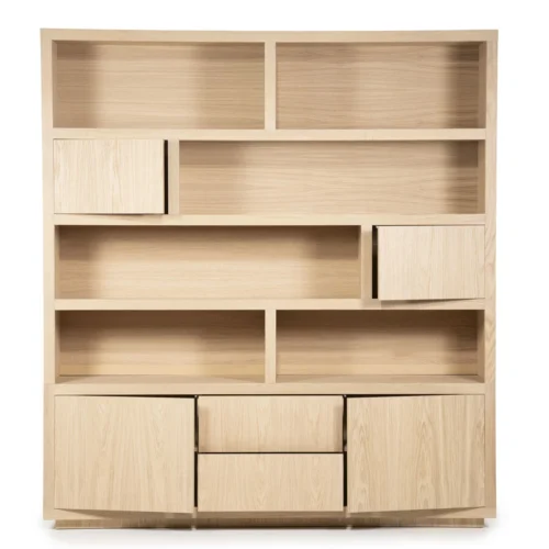 Opbergkast Helsinki Eikenhout 200 x 220 cm - Naturel - Afbeelding 3