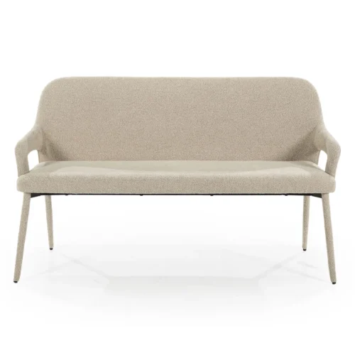 Eetkamerbank Fika Bouclé - kleur Taupe
