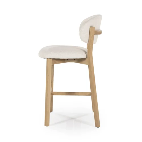 Barstoel Mikky Naturel - Beige - Afbeelding 4