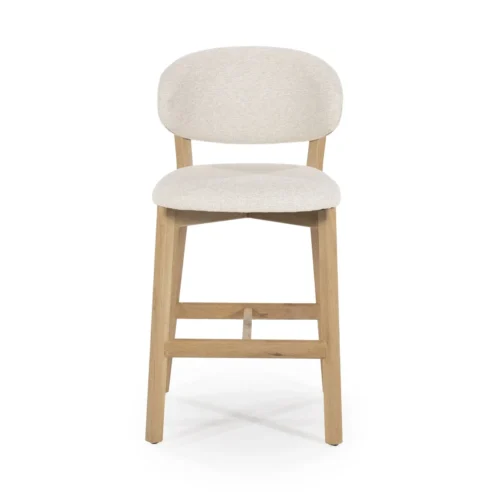 Barstoel Mikky Naturel - Beige - Afbeelding 2