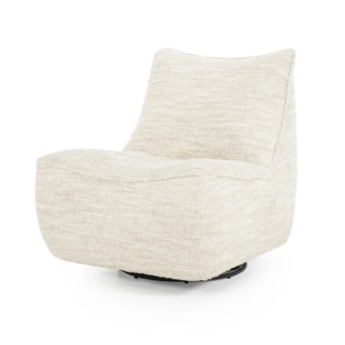 Draaibare Fauteuil Loys - Beige - Afbeelding 2