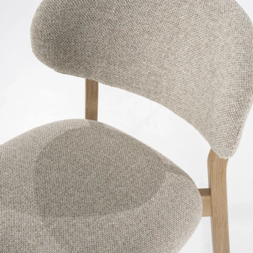 Eetkamerstoel Mikky Naturel - Taupe - Afbeelding 5