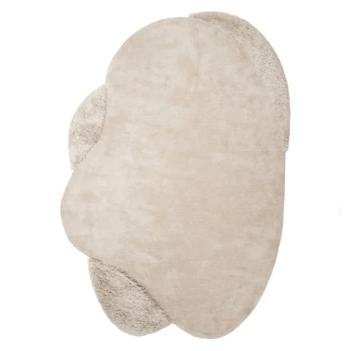 Organisch Vloerkleed Praia 235 x 345cm - Beige