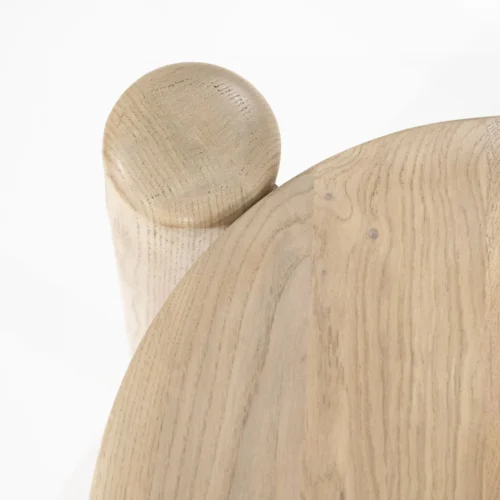 Deens Ovale Eettafel Selbu 160 x 100cm - kleur Naturel - Afbeelding 9
