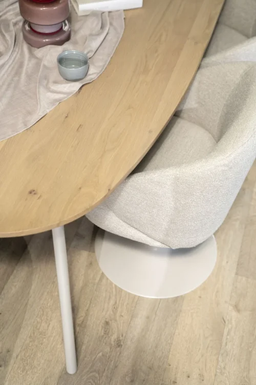 Deens Ovale Eettafel Dion 260 x 110cm - Eiken - Afbeelding 11