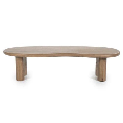 Organische Salontafel Josh - Bruin - Afbeelding 2