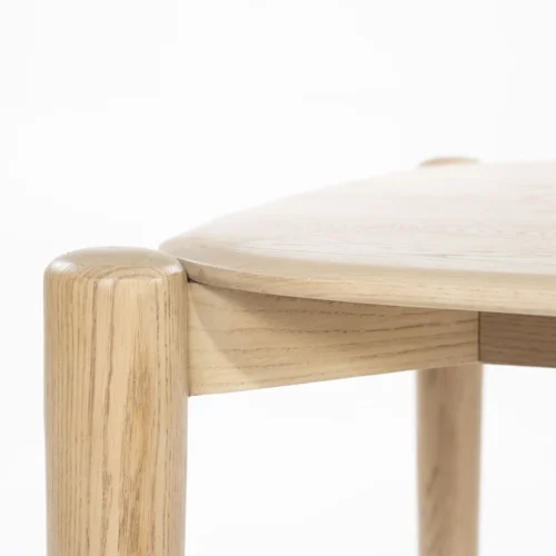 Deens Ovale Eettafel Selbu 160 x 100cm - kleur Naturel - Afbeelding 8