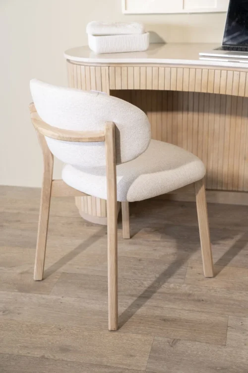 Eetkamerstoel Mikky Naturel - Beige - Afbeelding 10