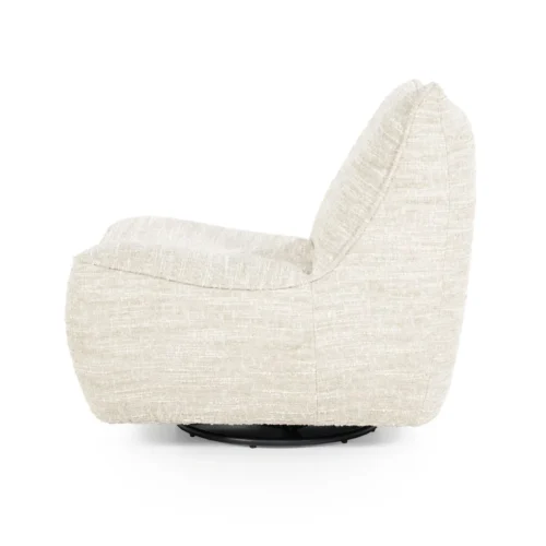 Draaibare Fauteuil Loys - Beige - Afbeelding 4