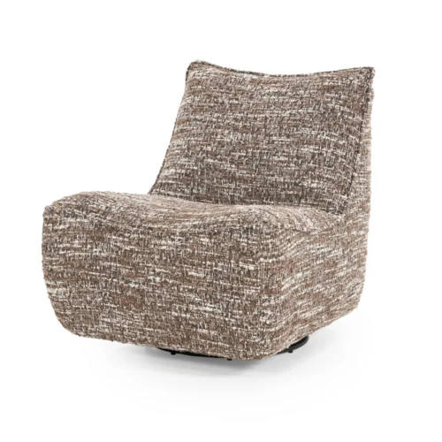 Draaibare Fauteuil Loys - Bruin - Afbeelding 2