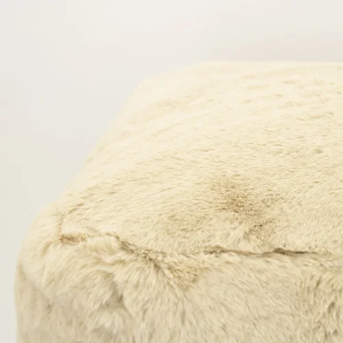 Poef Mosa 45 x 45 cm - Beige - Afbeelding 2