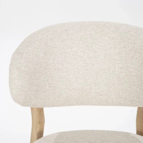 Eetkamerstoel Mikky Naturel - Beige - Afbeelding 5
