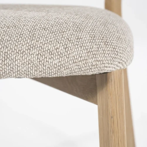 Eetkamerstoel Mikky Naturel - Taupe - Afbeelding 9
