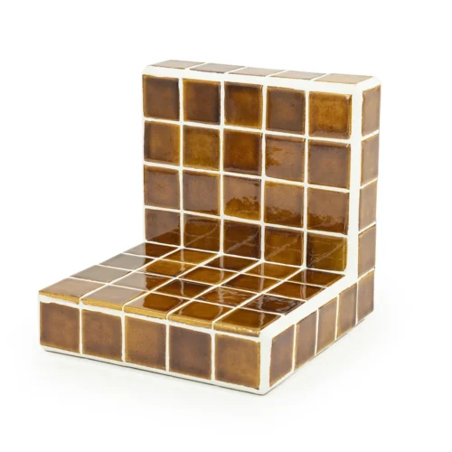 Wandplank Staxx Aardewerk - Mosterdgeel