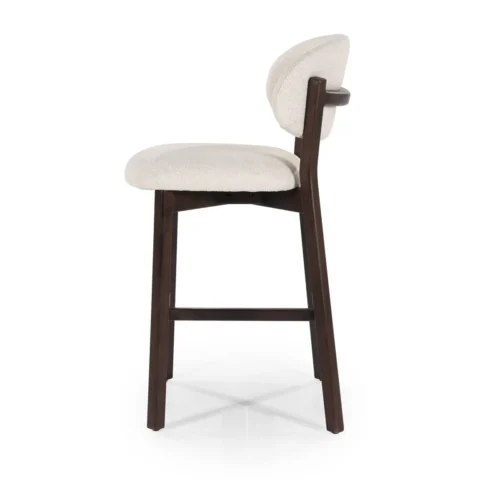 Barstoel Mikky Bruin - Beige - Afbeelding 4