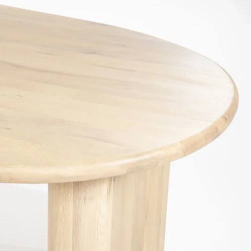 Organische Eettafel Josh 250 x 110 cm- kleur Naturel - Afbeelding 6
