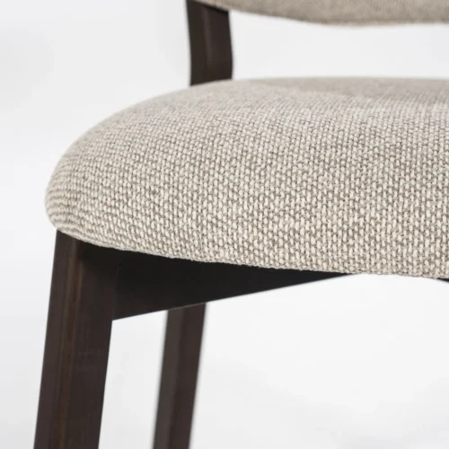 Eetkamerstoel Mikky Bruin - Taupe - Afbeelding 9