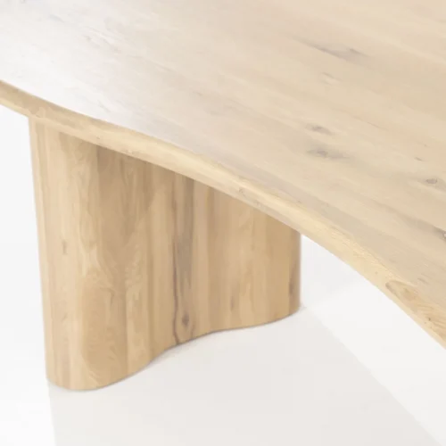 Organische Eettafel Josh 250 x 110 cm- kleur Naturel - Afbeelding 5