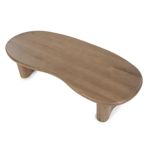 Organische Salontafel Josh - Bruin - Afbeelding 4