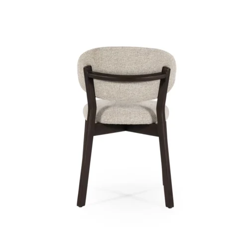 Eetkamerstoel Mikky Bruin - Taupe - Afbeelding 4