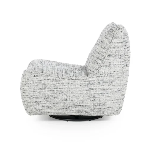 Draaibare Fauteuil Loys - Grijs - Afbeelding 3