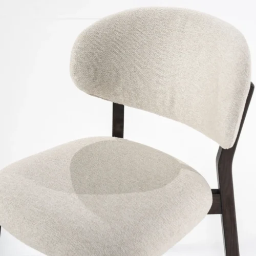 Eetkamerstoel Mikky Bruin - Beige - Afbeelding 6