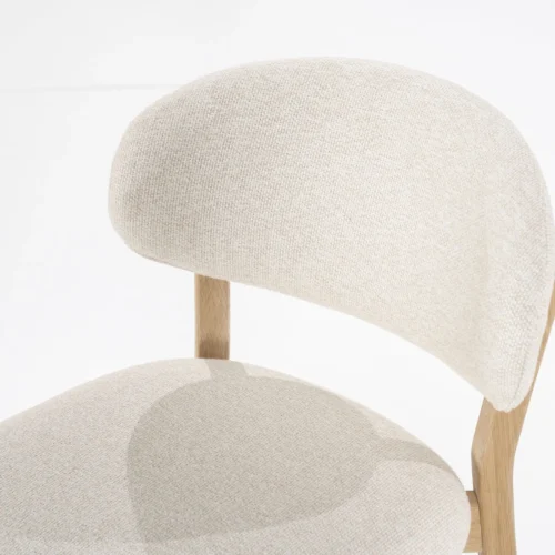 Barstoel Mikky Naturel - Beige - Afbeelding 5