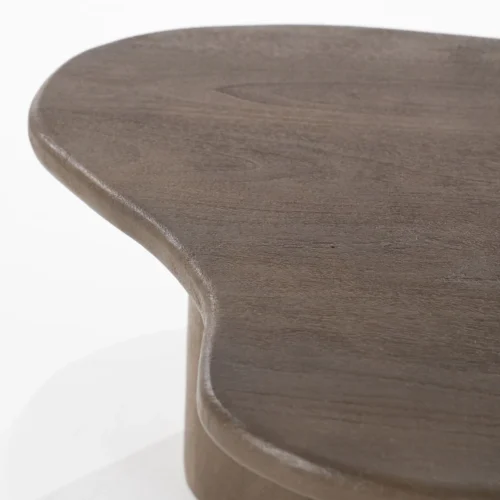 Organische Salontafel Fall Mangohout Set van 2 - Bruin - Afbeelding 5